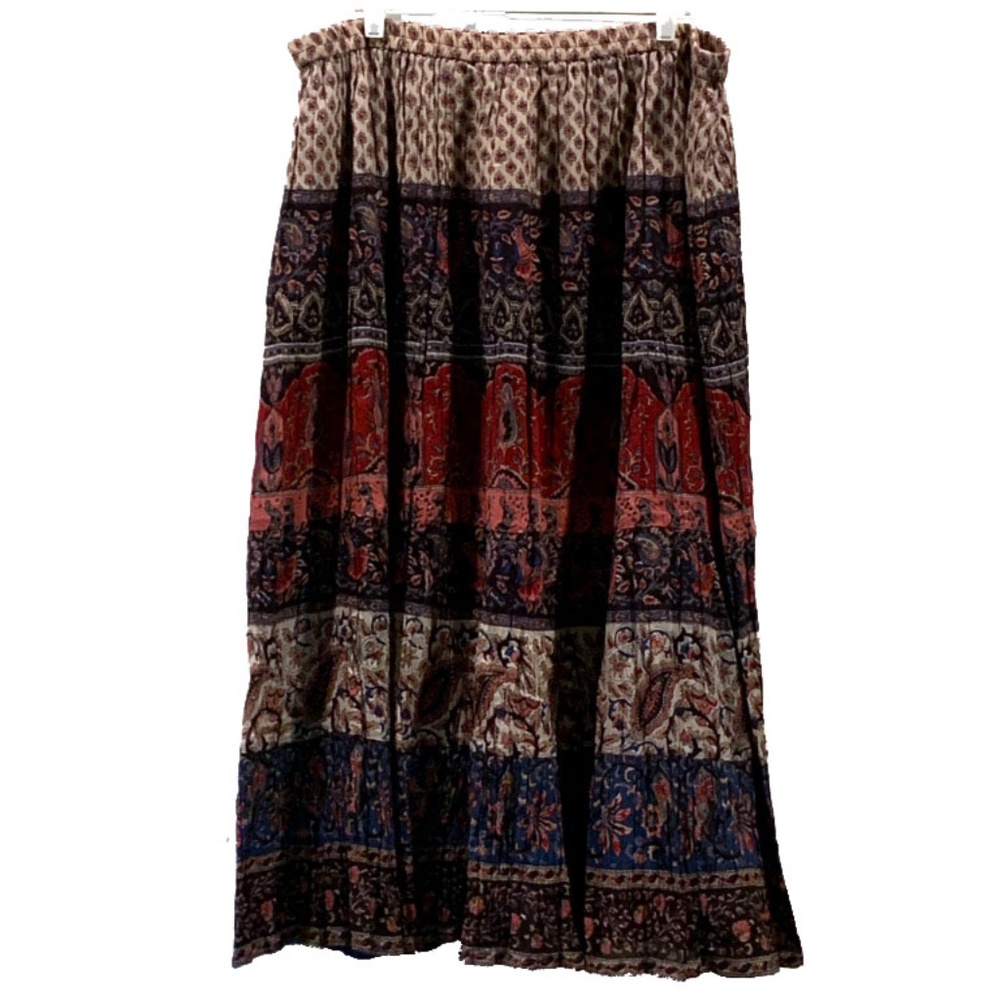 Long Cotton Skirt - 2x
